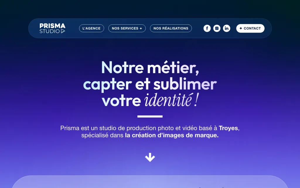 Site de Prisma Studio